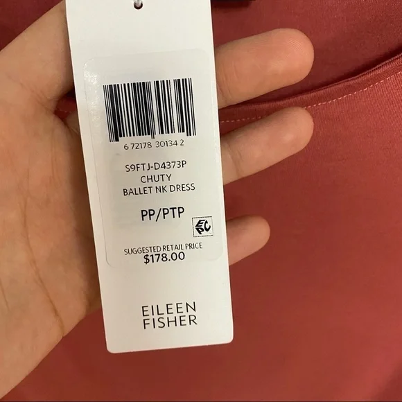 Eileen Fisher | Chutney Jersey Ballet Tencel Dress - Picture 7 of 11